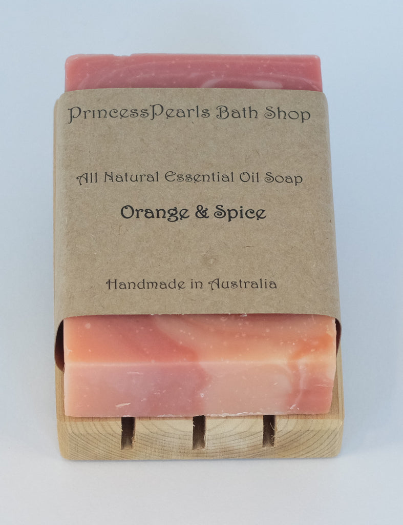 Essential Oil Handmade Soap : Orange & Spice