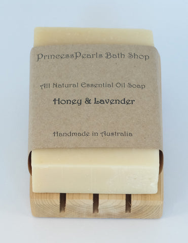 Honey Soap (Made with real honey) : Honey & Lavender