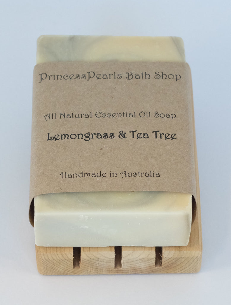 Essential Oil Handmade Soap : Lemongrass & Tea Tree