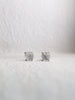 White Moonstone Earstuds : Love Collection